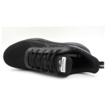 Черни мъжки маратонки, текстилна материя - ежедневни обувки за пролетта и лятото N 100022858