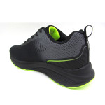 Сиви мъжки маратонки, текстилна материя - спортни обувки за пролетта и лятото N 100022845