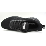 Черни мъжки маратонки, текстилна материя - всекидневни обувки за пролетта и лятото N 100022855