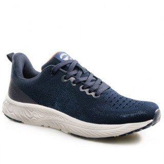 Сини мъжки маратонки, текстилна материя - спортни обувки за пролетта и лятото N 100023048