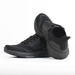 Черни мъжки маратонки, текстилна материя - спортни обувки за пролетта и лятото N 100022861