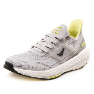 Светлосиви тинейджърски маратонки, текстилна материя - спортни обувки за пролетта и лятото N 100022849