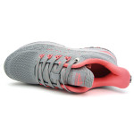 Сиви дамски маратонки, текстилна материя - всекидневни обувки за пролетта и лятото N 100022864