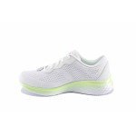 Бели дамски маратонки, текстилна материя - спортни обувки за пролетта и лятото N 100022781