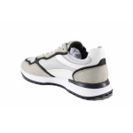 Сиви мъжки маратонки, естествена кожа и текстилна материя - спортни обувки за пролетта и лятото N 100022944
