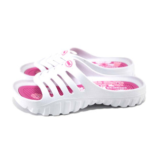 Бели анатомични детски чехли, pvc материя - ежедневни обувки за лятото N 100024168