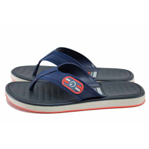 Сини анатомични джапанки, pvc материя - ежедневни обувки за лятото N 100024531