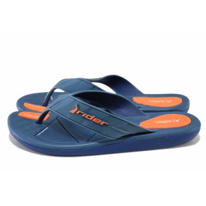 Сини анатомични джапанки, pvc материя - ежедневни обувки за лятото N 100024533