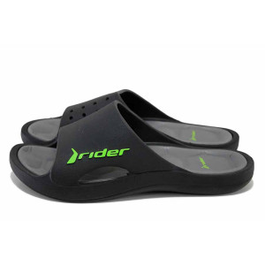 Черни анатомични джапанки, pvc материя - ежедневни обувки за лятото N 100024535