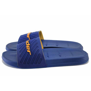 Сини анатомични джапанки, pvc материя - всекидневни обувки за лятото N 100024538