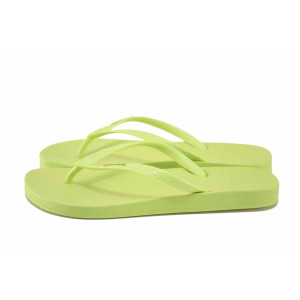 Зелени анатомични джапанки, pvc материя - ежедневни обувки за лятото N 100024543