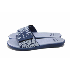 Сини анатомични джапанки, pvc материя - всекидневни обувки за лятото N 100024546