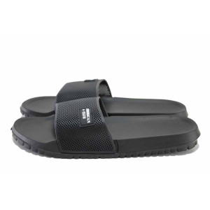 Черни анатомични джапанки, pvc материя - ежедневни обувки за целогодишно ползване N 100024554