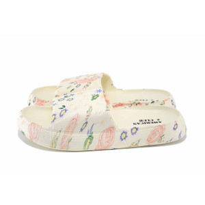 Жълти анатомични джапанки, pvc материя - ежедневни обувки за лятото N 100024561