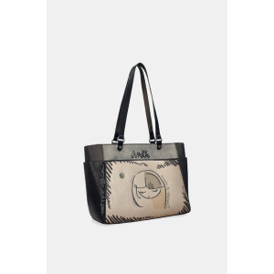 Испанска дамска чанта, здрава еко-кожа - удобство и стил за вашето ежедневие N 100024821