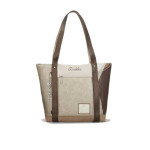 Бежова дамска чанта, здрава еко-кожа - удобство и стил за вашето ежедневие N 100025127