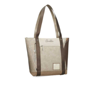 Бежова дамска чанта, здрава еко-кожа - удобство и стил за вашето ежедневие N 100025127