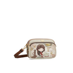 Бежова дамска чанта, здрава еко-кожа - удобство и стил за вашето ежедневие N 100025132