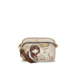 Бежова дамска чанта, здрава еко-кожа - удобство и стил за вашето ежедневие N 100025132