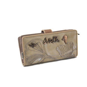 Бежова портмоне, здрава еко-кожа - удобство и стил за пролетта и лятото N 100024256