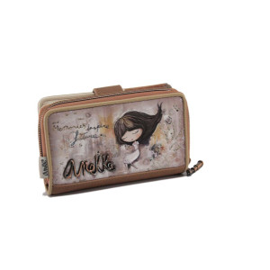 Бежова портмоне, здрава еко-кожа - удобство и стил за пролетта и лятото N 100024244