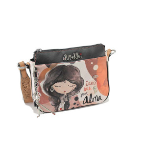 Кафява дамска чанта, здрава еко-кожа - удобство и стил за вашето ежедневие N 100024170