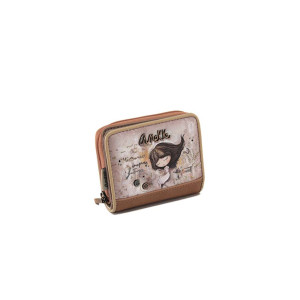 Бежова портмоне, здрава еко-кожа - удобство и стил за пролетта и лятото N 100024241