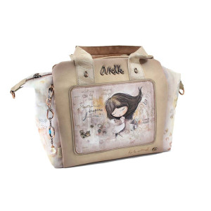 Бежова дамска чанта, здрава еко-кожа - удобство и стил за пролетта и лятото N 100024205