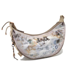 Бежова дамска чанта, здрава еко-кожа - удобство и стил за пролетта и лятото N 100024247