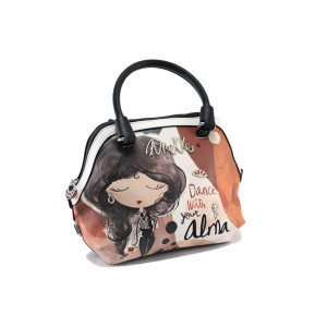 Бежова дамска чанта, здрава еко-кожа - удобство и стил за пролетта и лятото N 100024264