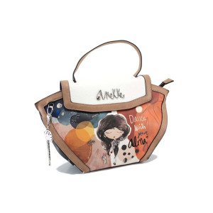 Кафява дамска чанта, здрава еко-кожа - удобство и стил за вашето ежедневие N 100024169