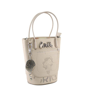 Бежова дамска чанта, здрава еко-кожа - удобство и стил за пролетта и лятото N 100024199