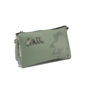 Зелена дамска чанта, здрава еко-кожа - удобство и стил за пролетта и лятото N 100024201