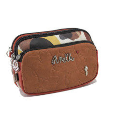 Бежова дамска чанта, здрава еко-кожа - удобство и стил за пролетта и лятото N 100024186