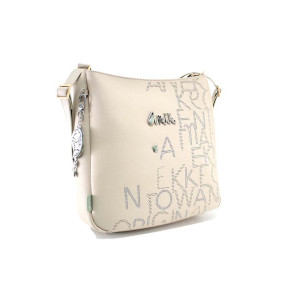 Бежова дамска чанта, здрава еко-кожа - удобство и стил за пролетта и лятото N 100024203