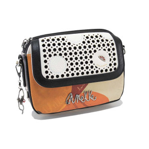 Бежова дамска чанта, здрава еко-кожа - удобство и стил за пролетта и лятото N 100024189