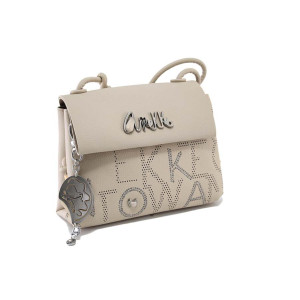 Бежова дамска чанта, здрава еко-кожа - удобство и стил за пролетта и лятото N 100024263