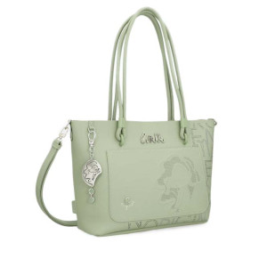 Зелена дамска чанта, здрава еко-кожа - удобство и стил за вашето ежедневие N 100024441