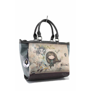 Испанска дамска чанта, здрава еко-кожа - удобство и стил за есента и зимата N 100024782