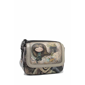 Испанска дамска чанта, здрава еко-кожа - удобство и стил за вашето ежедневие N 100024779