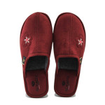 Винени домашни чехли, текстилна материя - всекидневни обувки за есента и зимата N 100025059