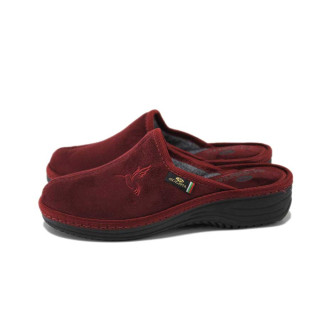 Винени домашни чехли, текстилна материя - ежедневни обувки за есента и зимата N 100025060