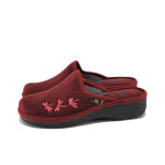 Винени домашни чехли, текстилна материя - всекидневни обувки за есента и зимата N 100025057