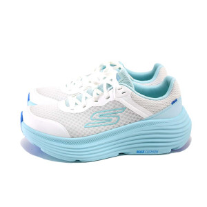 Бели анатомични дамски маратонки, текстилна материя - спортни обувки за пролетта и лятото N 100024288