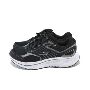 Черни анатомични дамски маратонки, текстилна материя - спортни обувки за пролетта и лятото N 100024292