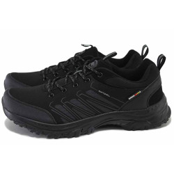 Черни мъжки маратонки, 0 - всекидневни обувки за есента и зимата N 100025139