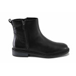 Черни дамски боти, естествена кожа и еко-кожа - ежедневни обувки за есента и зимата N 100024947