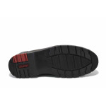 Кафяви мъжки боти, анатомични, естествена кожа - елегантни обувки за есента и зимата N 100022591