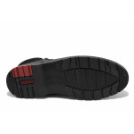 Черни мъжки боти, естествена кожа - ежедневни обувки за есента и зимата N 100025037