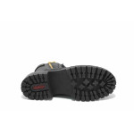 Черни дамски боти, здрава еко-кожа - ежедневни обувки за есента и зимата N 100025097